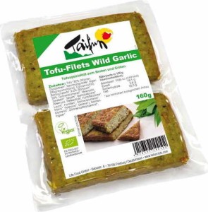 Tofu cutlets with garlic BIO 160 g Taifun