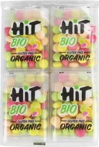 FRUIT DRAGEES GLUTEN-FREE BIO 4 x 15 g  - NATU - HIT