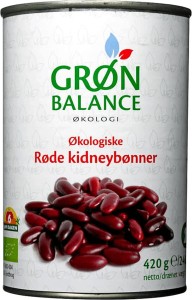 RED KIDNEY BEANS IN OIL (CAN) BIO 420 g (240 g) - GRON BALANCE