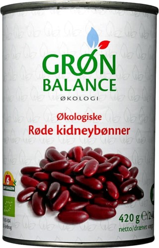 RED KIDNEY BEANS IN OIL (CAN) BIO 420 g (240 g) - GRON BALANCE
