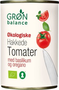 TOMATOES CUT PEELED WITH OREGANO AND BASIL BIO 400 g - GRON BALANCE