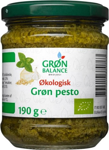 PESTO DE BASILIC AVEC NOIX DE CAISSE BIO 190 g - GRON BALANCE