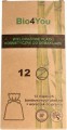 Wiederverwendbare Bambuspads 12 Stück + Waschbeutel - BIO4YOU
