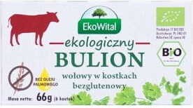 Bulion wołowy w kostkach bezglutenowy BIO 66 g