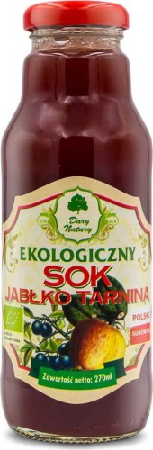 Apfelsaft - Schlehe BIO 270 ml - GESCHENKE DER NATUR