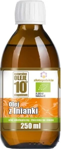 Leinöl kaltgepresst BIO 250 ml - POLISH GOLD
