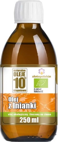 Leinöl kaltgepresst BIO 250 ml - POLISH GOLD