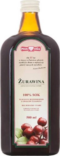 Sok Żurawina 100% 500 ml