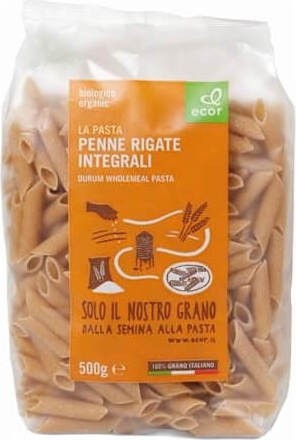 Pasta penne wholegrain BIO 500 g Ecor
