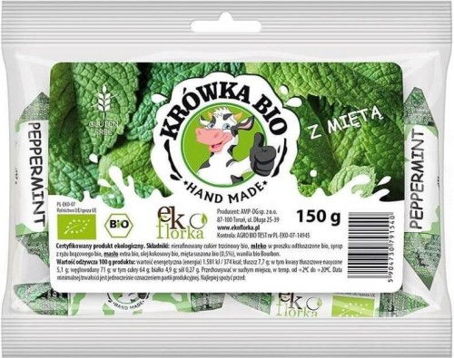 Glutenfreie Fudges mit Minze BIO 150 g - EKOFLORKA