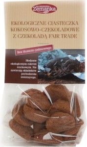 Cookies coconut-chocolate BIO 100 g Zemanka
