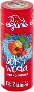 Juice and water drink - apple-cherry 250 ml Elefante