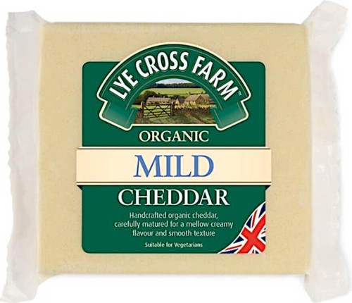 Cheddar kaas mild, rijping 3-5 maanden BIO 200 g Lye Cross Farm