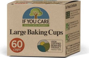 MOLDES DE PAPEL PARA MAGDALENAS GRANDES 60 PIEZAS - IF YOU CARE