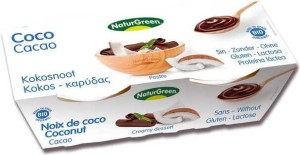 Coconut dessert with cocoa BIO 2 x 125 g Naturgreen