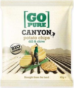 Chips with dill and chives gluten free BIO 40 g GoPure