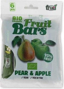 APPLE FRUIT BAR - BIO PEAR (6 x 15 g) - HOUSE OF DENMARK