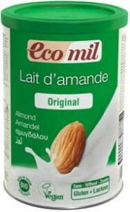 Instant almond drink sweetened with agave syrup BIO 400 g Ecomil