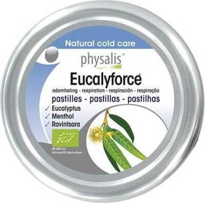EUCALYFORCE (LES PASTILLES D'ASPIRATION FACILITENT LA RESPIRATION) BIO 45 g - PHYSALIS