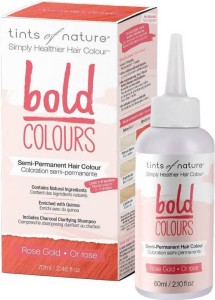 SEMI-PERMANENT HAIR DYE PINK GOLD 70 ml - TINTS OF NATURE (BOLD COLOURS)