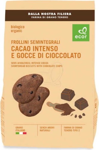 Cocoa cookies with pieces of chocolate BIO 350 g Ecor