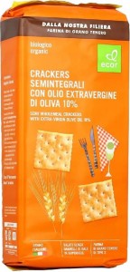 Crackers with olive oil extra virgin BIO 250 g Ecor