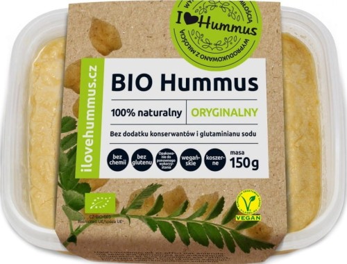 Hummus natural with olive oil BIO 150 g