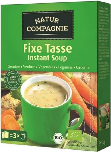 SOUPE AUX LÉGUMES INSTANTANÉE BIO (3 x 18 g) - NATUR COMPAGNIE