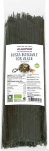 Pasta spaghetti wheat wholegrain with algae BIO 250 g Algamar