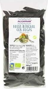 Pasta penne wheat wholegrain with algae BIO 250 g Algamar