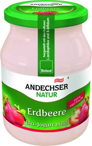 Erdbeerjoghurt 37% BIO 500 g ANDECHSER NATUR