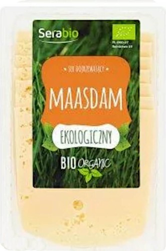 Maasdammer kaas in plakjes BIO 125 g Serabio