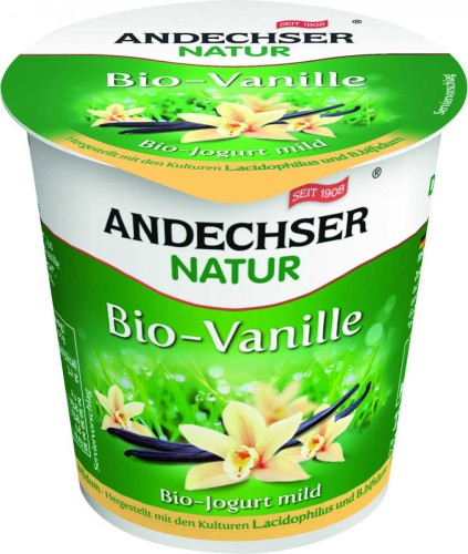 Vanilla yogurt 3,7% tł. BIO 150 g Andechser