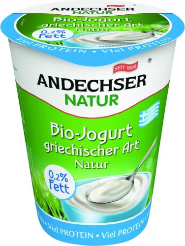 Jogurt typu greckiego 0,2% tł.BIO 400 g