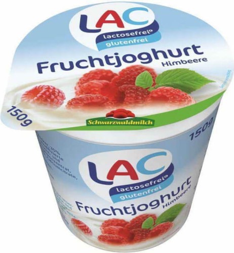 Raspberry yoghurt lactose-free 150 g Schwarzwaldmilch