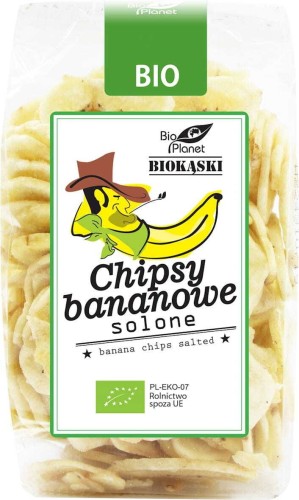 BANANA CHIPS SALTED BIO 150 g - BIO PLANET