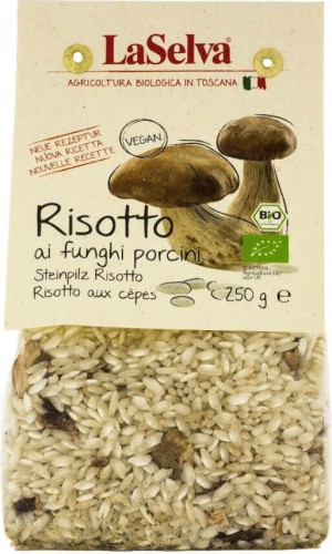 Risotto with mushrooms BIO 250 g Laselva