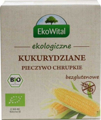 Pieczywo chrupkie kukurydziane bezglutenowe BIO 100 g EkoWital