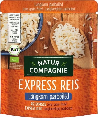 RICE LONG GRAIN PARBOILED BIO 250 g - NATUR COMPAGNIE