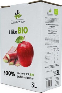 APPLE - RHUBARB JUICE BIO 3 L - DOLINA CZERSKA