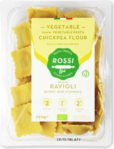 Chickpea ravioli with potatoes and rosemary Bio 250 g - Pasta Fresca Rossi