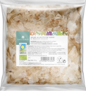 Agar-Agar in BIO-Flocken 25 g - PORTO MUINOS