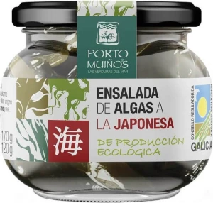 Japanischer Algensalat in BIO-Salzlake 160 g (110 g) - PORTO MUINOS