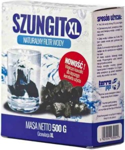 Natural water filter Shungite granulation XL 500g Terra PP