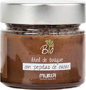 FOREST HONEY BIO WITH COCOA BEANS 250 g - MURIA
