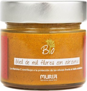MULTIFLOROUS HONEY WITH TURMERIC AND ACEROLA BIO 250 g - MURIA