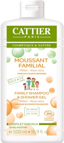 2in1 SHAMPOO AND GEL ORANGE FLOWER ECO 500 ml - CATTIER