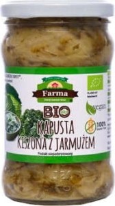 SAUERKRAUT WITH KALE BIO 300 g - FARMA ŚWIĘTOKRZYSKA