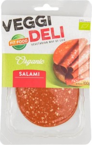 Vegetarian alternative of salami in slices BIO 100 g Veggi Deli