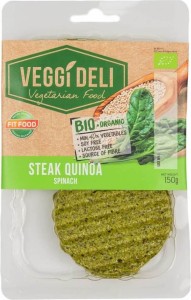 Vegetarian spinach steak with quinoa BIO 150 g Veggi Deli